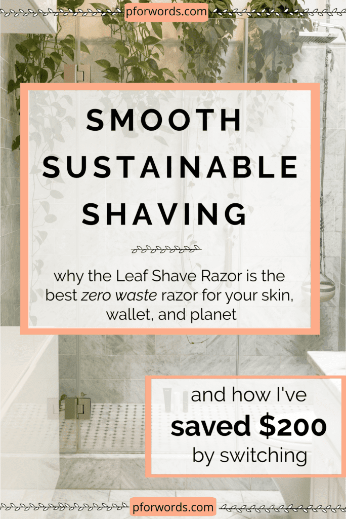 Save the planet and your skin and see how much money you can save by switching to these 3-blade, pivoting head, stainless steel razor!