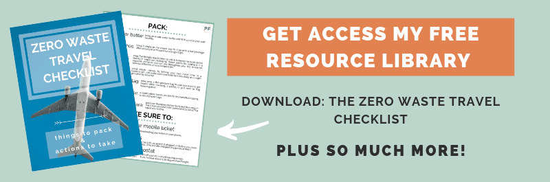 Get Access to my Free Zero Waste Resource Library