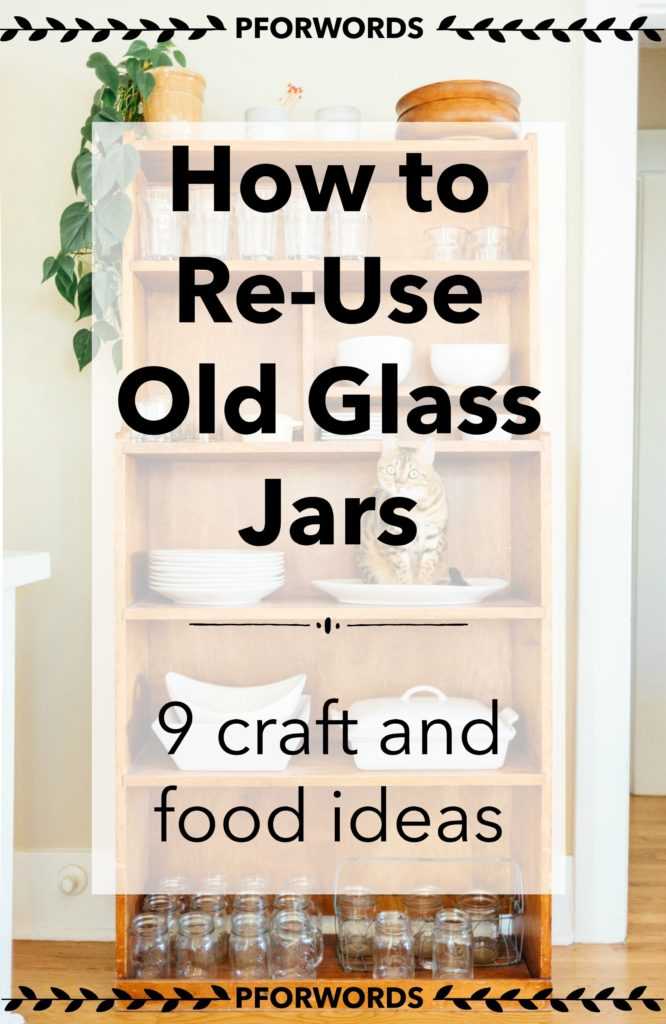 Have a few too many glass jars lying around? From peanut to jelly, jam, and tomato sauce glass jars, most of us toss these into our recycling bins. Check out these 9 ideas to reuse them!